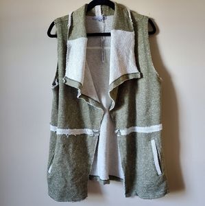 NWT People like frank sleeveless cardigan size L